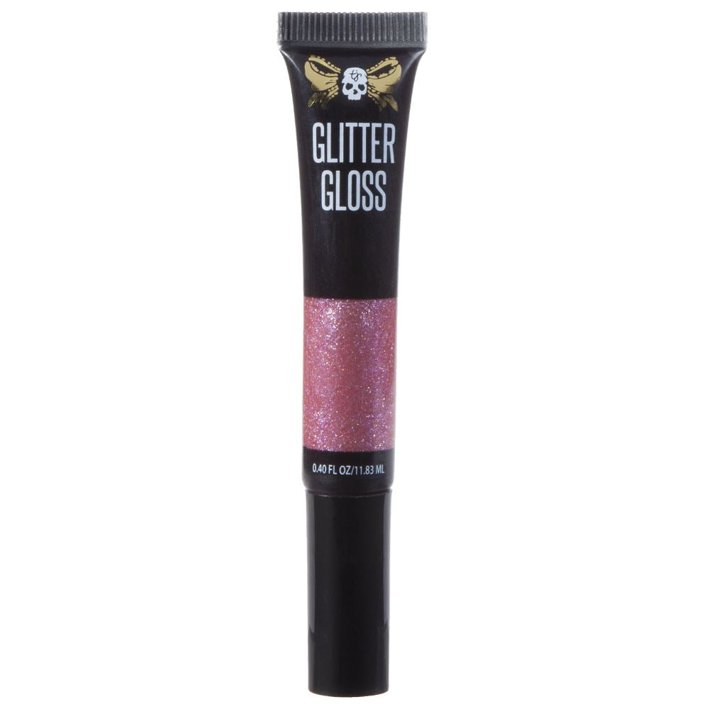 Tattoo Junkee Glitter Lava Pop The Bubbly Golden Nude Lip Gloss
